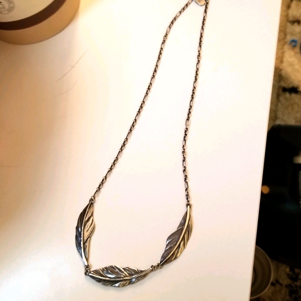 James Avery Retired Feather Necklace